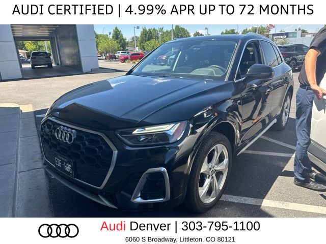 Black Metallic 2023 Audi Q5 SUV / Crossover All-Wheel Drive 7-Speed Automatic