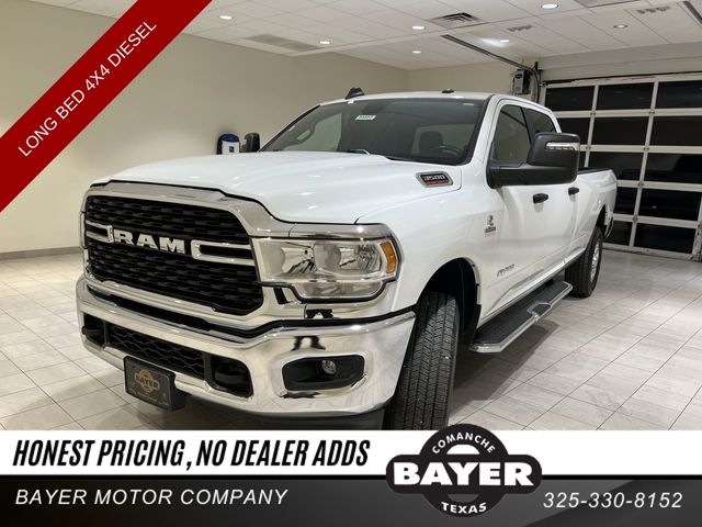 Bright White Clearcoat 2024 RAM 3500 Pickup Truck Four-Wheel Drive 6-Speed Automatic