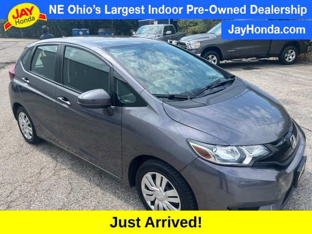 Alabaster Silver Metallic 2015 Honda Fit Hatchback Front-Wheel Drive Continuously Variable Transmission