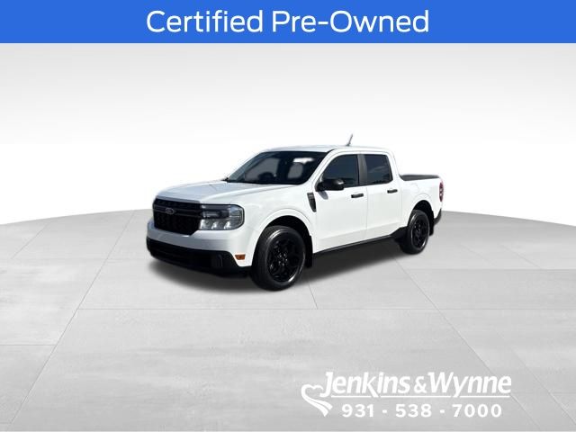 Oxford White 2024 Ford Maverick XLT SuperCrew AWD Pickup Truck All-Wheel Drive 8-Speed Automatic