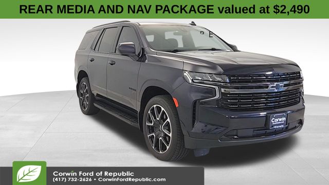 Midnight Blue Metallic 2021 Chevrolet Tahoe RST 4WD SUV / Crossover Four-Wheel Drive