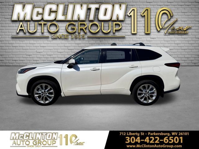 2020 White Toyota Highlander Limited AWD SUV