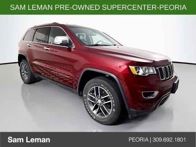 Velvet Red Pearlcoat 2017 Jeep Grand Cherokee Limited 4WD SUV / Crossover Four-Wheel Drive 8-Speed Automatic