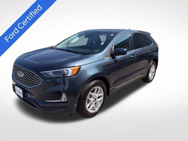 Blue Metallic 2023 Ford Edge SUV / Crossover All-Wheel Drive 8-Speed Automatic