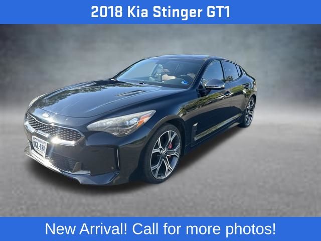 Aurora Black 2018 Kia Stinger Sedan Rear-Wheel Drive 8-Speed Automatic