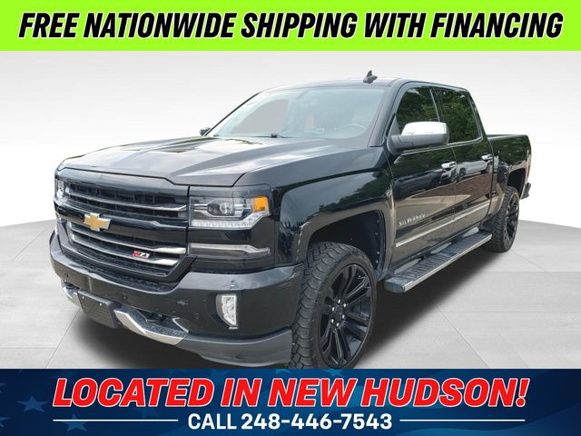 Black 2017 Chevrolet Silverado 1500 Pickup Truck Four-Wheel Drive 8-Speed Automatic Overdrive