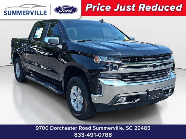 Black 2020 Chevrolet Silverado 1500 LT Crew Cab 4WD Pickup Truck Four-Wheel Drive 8-Speed Automatic