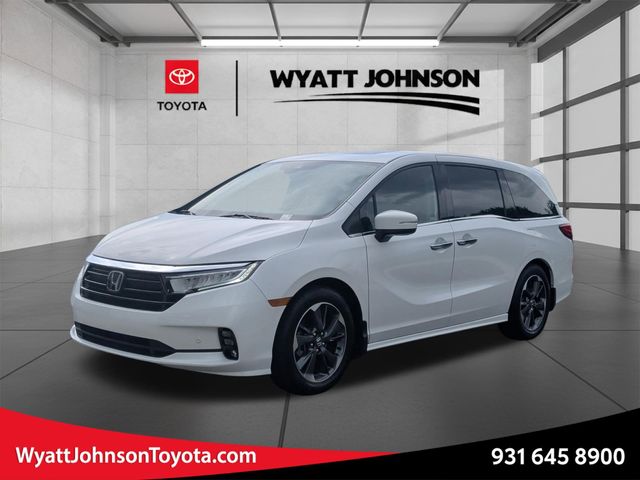 White 2024 Honda Odyssey Elite FWD Minivan Front-Wheel Drive Automatic