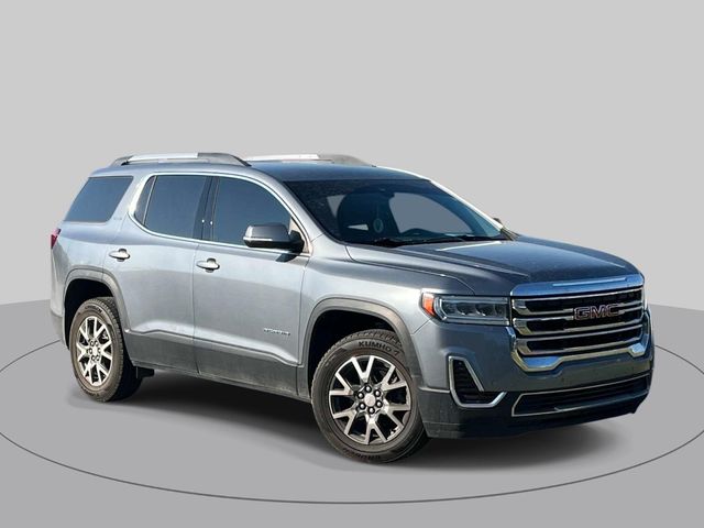 Gray (Satin Steel Metallic) 2021 GMC Acadia SUV / Crossover Front-Wheel Drive 9-Speed Automatic