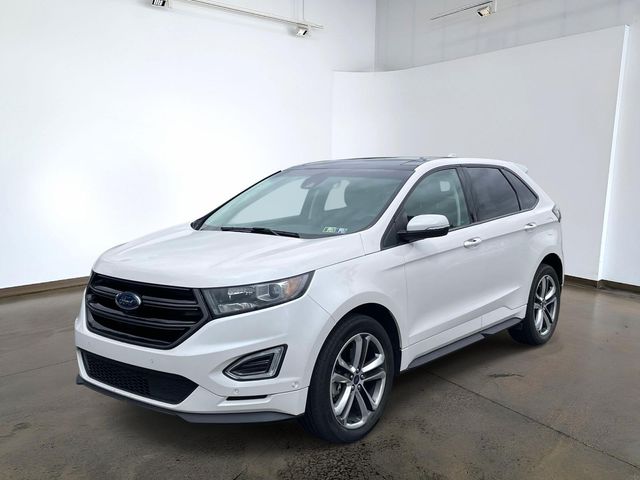 White Platinum Clearcoat Metallic 2018 Ford Edge Sport AWD SUV / Crossover All-Wheel Drive 6-Speed Automatic