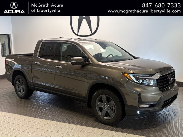 Pacific Pewter Metallic 2022 Honda Ridgeline RTL-E AWD Pickup Truck All-Wheel Drive 9-Speed Automatic