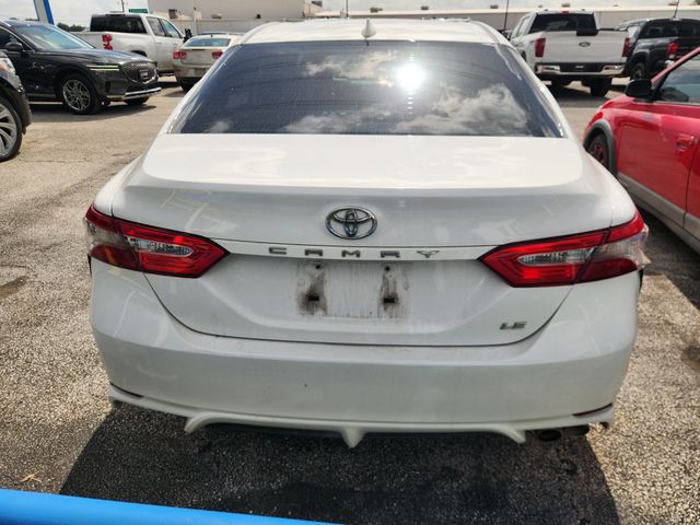 2019 Toyota Camry SE White at Cook Ford