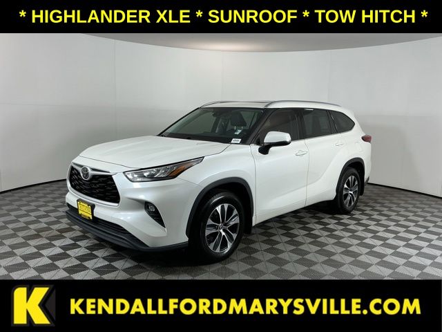 White (Blizzard Pearl) 2020 Toyota Highlander SUV / Crossover All-Wheel Drive 8-Speed Automatic