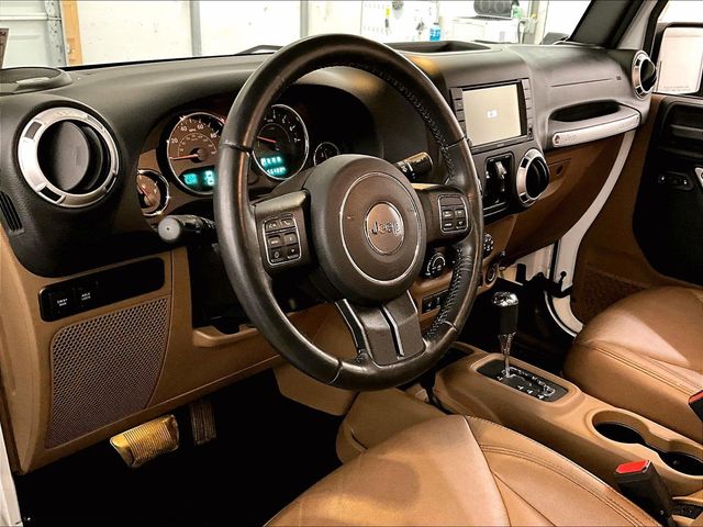 2016 Jeep Wrangler Unlimited Rubicon White at Luther Ford