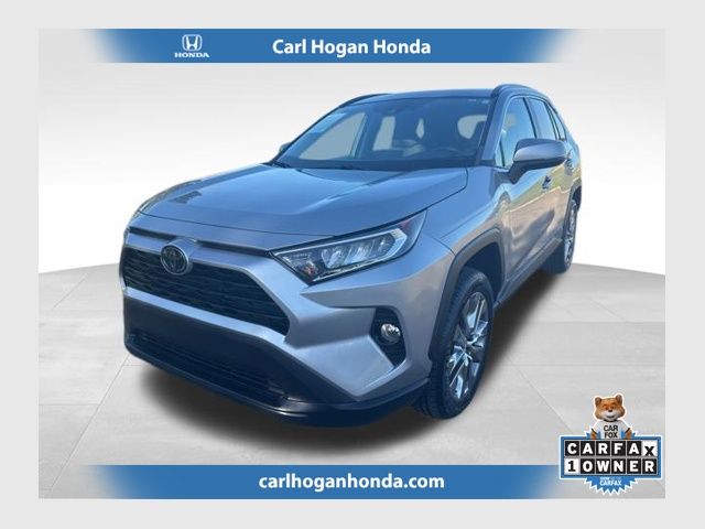 Silver 2019 Toyota RAV4 XLE Premium FWD SUV / Crossover Front-Wheel Drive 8-Speed Automatic