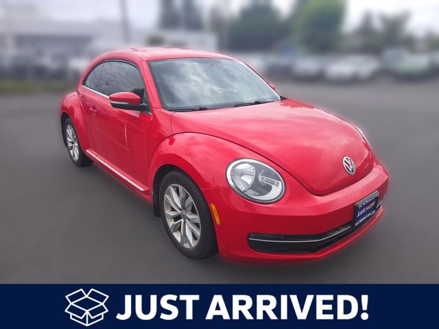 Black 2013 Volkswagen Beetle Hatchback Front-Wheel Drive 6-Speed Dual Clutch