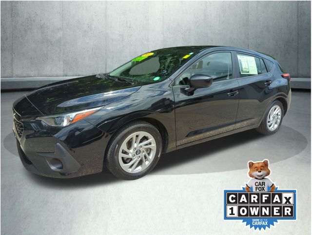 Crystal Black Silica 2024 Subaru Impreza Wagon All-Wheel Drive Continuously Variable Transmission