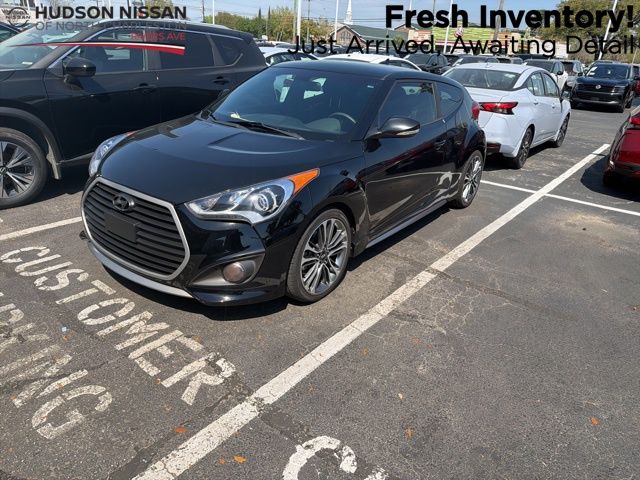 Ultra Black Pearl 2017 Hyundai Veloster Turbo R-Spec FWD Coupe Front-Wheel Drive 7-Speed Dual Clutch
