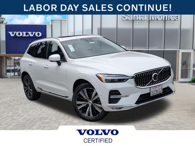 Crystal White 2023 Volvo XC60 SUV / Crossover Front-Wheel Drive Automatic