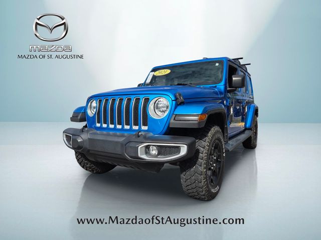 Blue Pearl 2021 Jeep Wrangler SUV / Crossover Four-Wheel Drive 8-Speed Automatic
