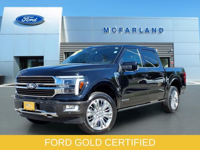 Black Metallic 2024 Ford F-150 King Ranch SuperCrew 4WD Pickup Truck Four-Wheel Drive Automatic