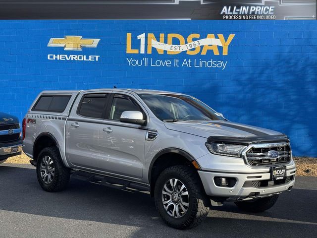 Ingot Silver 2019 Ford Ranger Lariat SuperCrew 4WD Pickup Truck Four-Wheel Drive Automatic