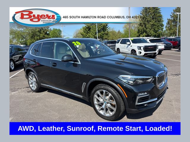 Black Sapphire Metallic 2020 BMW X5 SUV / Crossover All-Wheel Drive 8-Speed Automatic