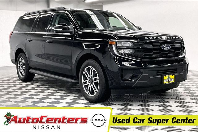 Agate Black Metallic 2025 Ford Expedition MAX Active 4WD SUV / Crossover Four-Wheel Drive 10-Speed Automatic
