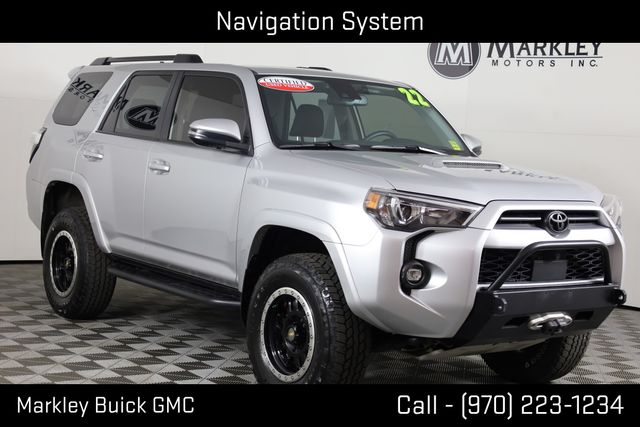 Classic Silver Metallic 2022 Toyota 4Runner TRD Off-Road Premium 4WD SUV / Crossover Four-Wheel Drive 5-Speed Automatic