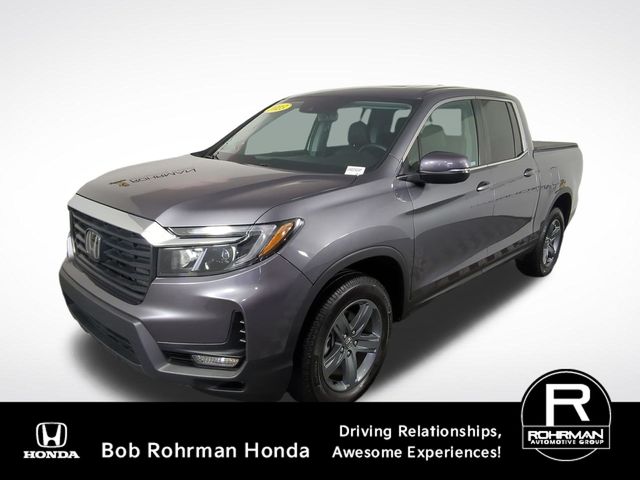 Gray 2023 Honda Ridgeline Pickup Truck All-Wheel Drive 9-Speed Automatic