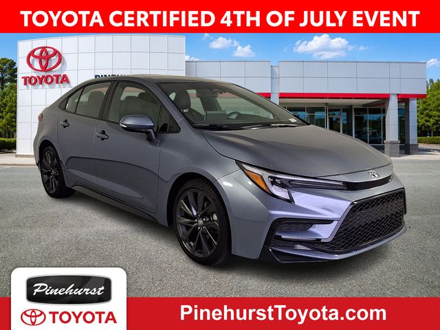 Gray 2025 Toyota Corolla Sedan Front-Wheel Drive Continuously Variable Transmission