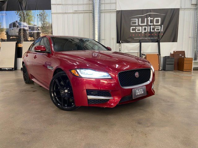 Red 2017 Jaguar XF 35t R-Sport AWD Sedan All-Wheel Drive 8-Speed Automatic