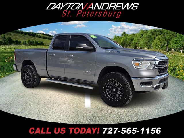 Billet Silver Metallic Clearcoat 2022 RAM 1500 Big Horn Quad Cab RWD Pickup Truck 4X2 8-Speed Automatic