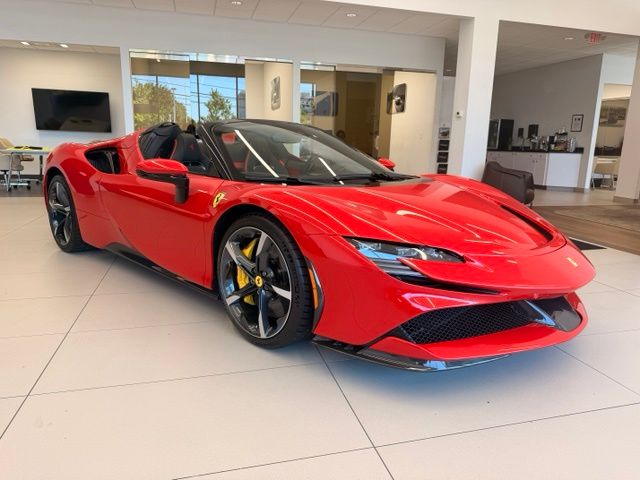 Red 2023 Ferrari SF90 Convertible All-Wheel Drive 8-Speed Manual