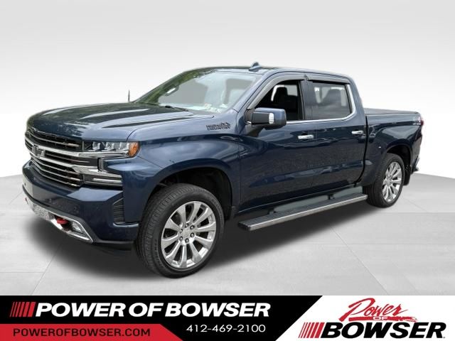 Northsky Blue Metallic 2020 Chevrolet Silverado 1500 Pickup Truck Four-Wheel Drive 8-Speed Automatic
