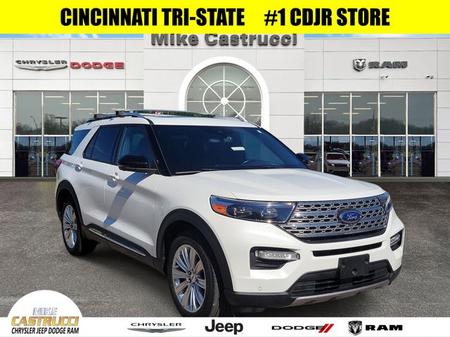 White Metallic 2020 Ford Explorer SUV / Crossover All-Wheel Drive Automatic
