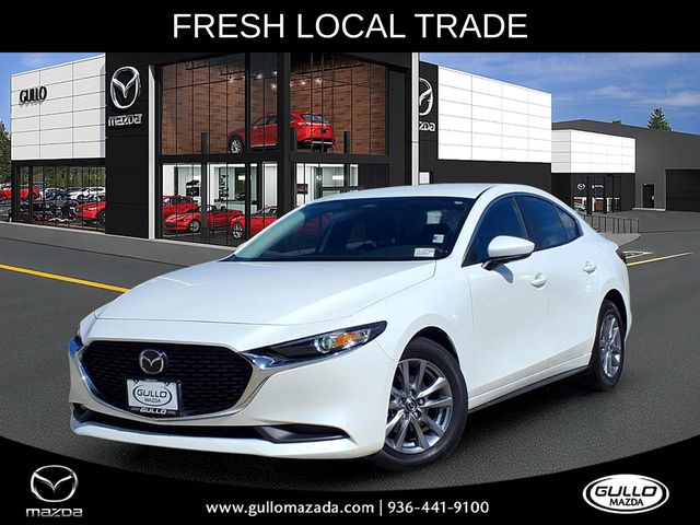 Snowflake White Pearl Mica 2025 Mazda MAZDA3 Sedan Front-Wheel Drive 6-Speed Automatic