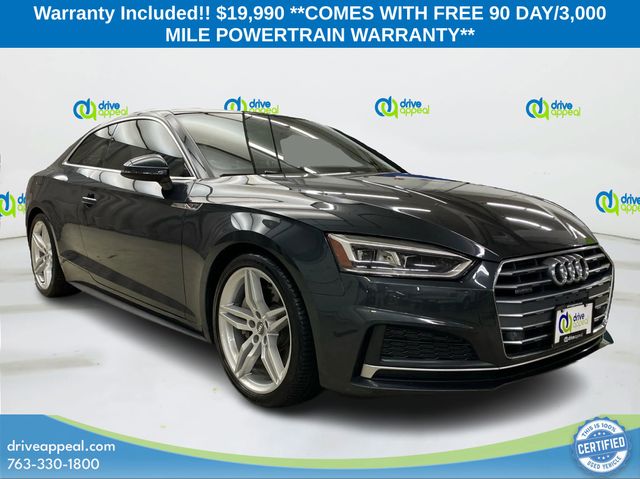 Gray Metallic 2018 Audi A5 Coupe All-Wheel Drive 7-Speed Automatic