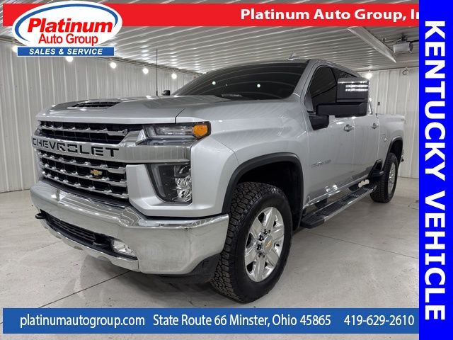 Silver Ice Metallic 2023 Chevrolet Silverado 3500HD LTZ Crew Cab 4WD Pickup Truck Four-Wheel Drive Automatic