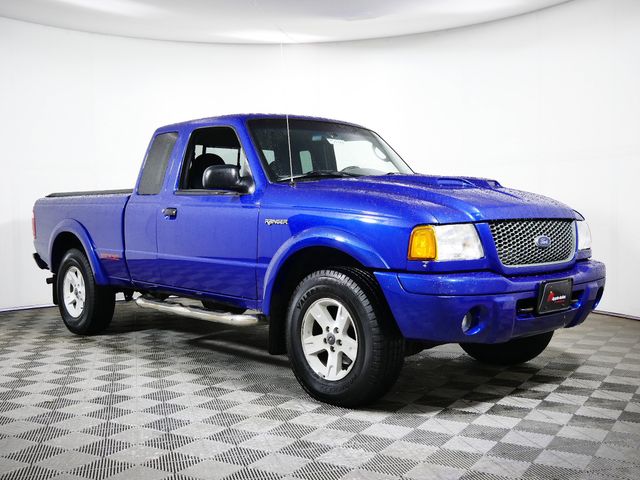 Blue 2003 Ford Ranger Pickup Truck 5-Speed Automatic