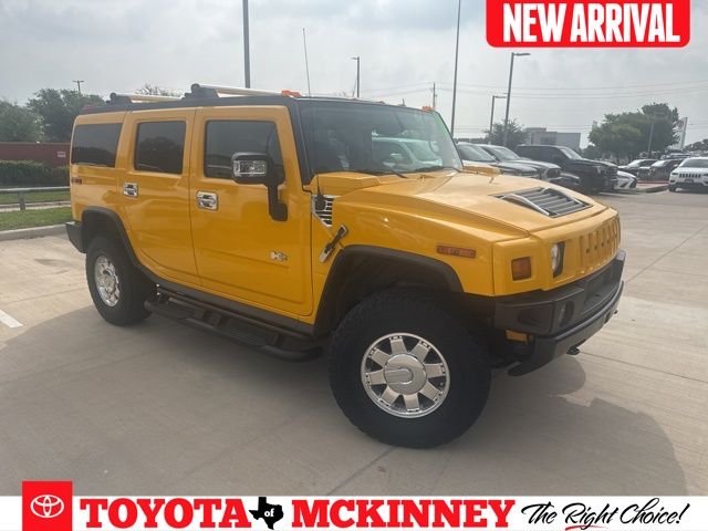 Yellow 2004 Hummer H2 Base SUV / Crossover Four-Wheel Drive 4-Speed Automatic Overdrive