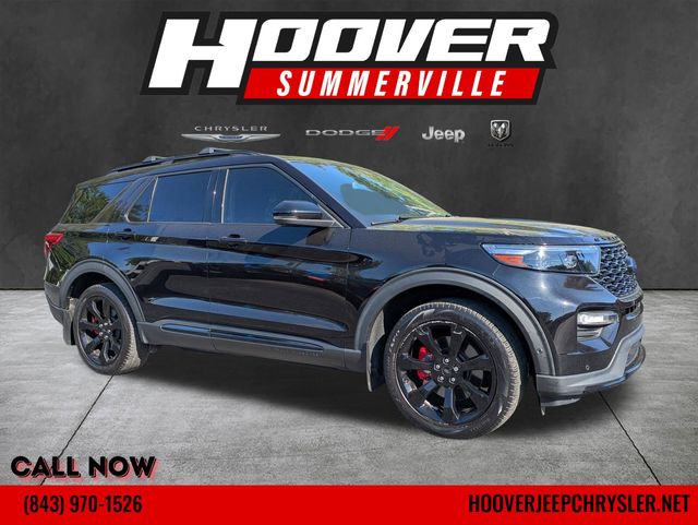 Agate Black Metallic 2021 Ford Explorer ST AWD SUV / Crossover All-Wheel Drive Automatic