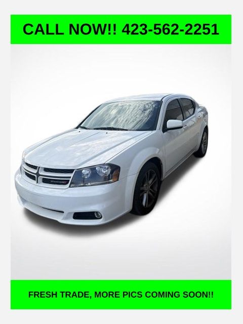 Bright White Clearcoat 2014 Dodge Avenger Sedan Front-Wheel Drive 6-Speed Automatic