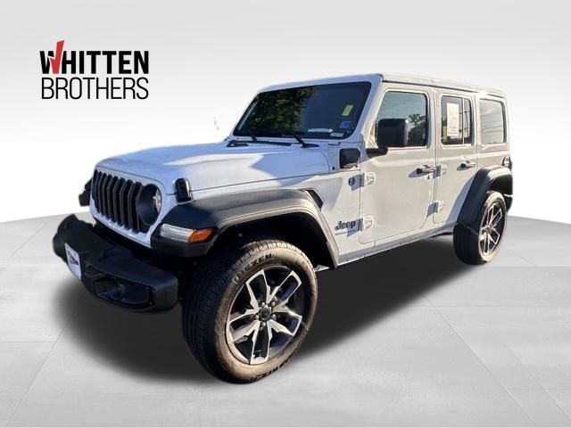 Bright White Clearcoat 2025 Jeep Wrangler 4xe SUV / Crossover Four-Wheel Drive 8-Speed Automatic