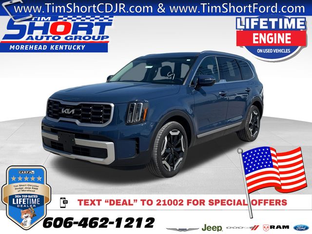 Midnight Lake Blue 2025 Kia Telluride S AWD SUV / Crossover All-Wheel Drive 8-Speed Automatic