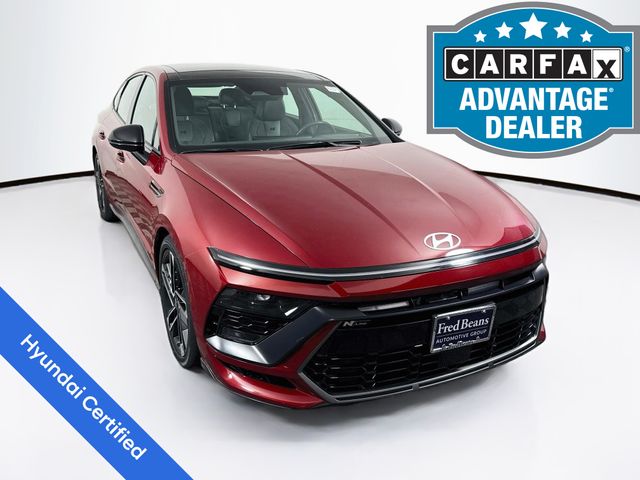 Ultimate red 2024 Hyundai Sonata Sedan Front-Wheel Drive 8-Speed Automatic