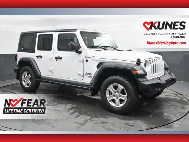 Bright White Clearcoat 2020 Jeep Wrangler SUV / Crossover Four-Wheel Drive 8-Speed Automatic