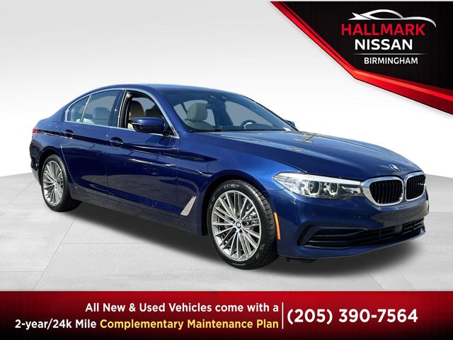 Mediterranean Blue Metallic 2019 BMW 5 Series 530i Sedan RWD Sedan Rear-Wheel Drive 8-Speed Automatic