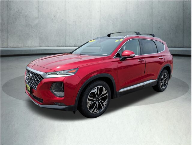 Calypso Red 2020 Hyundai Santa Fe SUV / Crossover All-Wheel Drive 8-Speed Automatic