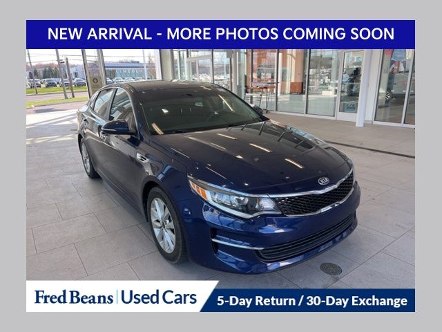 Horizon Blue 2018 Kia Optima LX Sedan Front-Wheel Drive 6-Speed Automatic